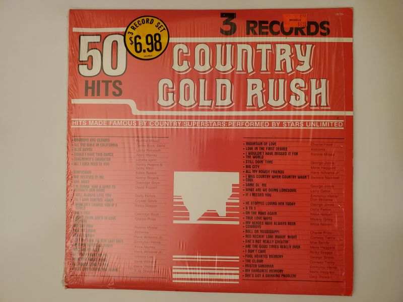 Stars Unlimited Country Gold Rush vinyl record